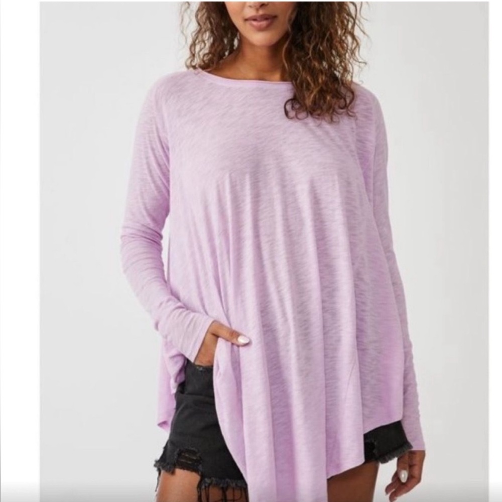 Free People Aria trapeze long sleeve top